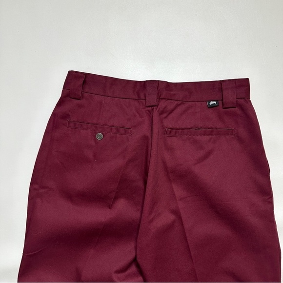 Stussy Hawk Pants 116341 Men’s 30 in Wine - Picture 7 of 8